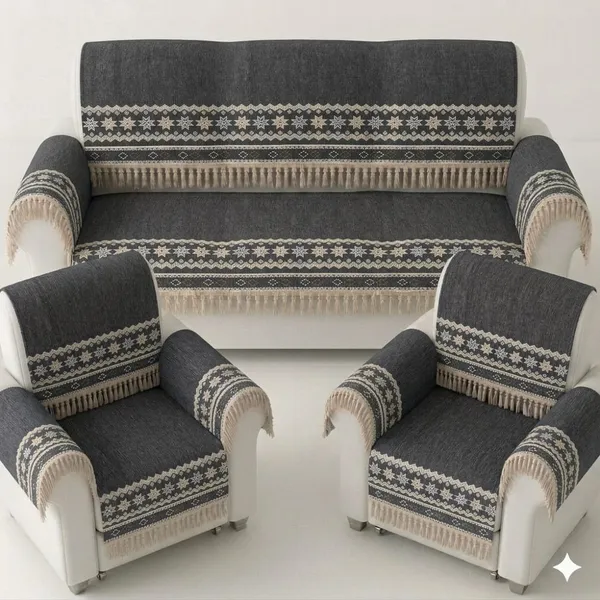 STAR_LACE_GREY-5SEATER3+1+1-16PC