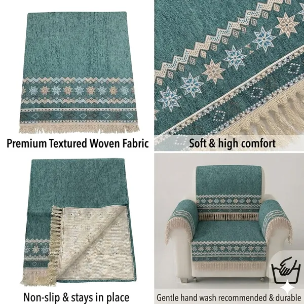 STAR_LACE_SEA_GREEN-1SEATER-4PC