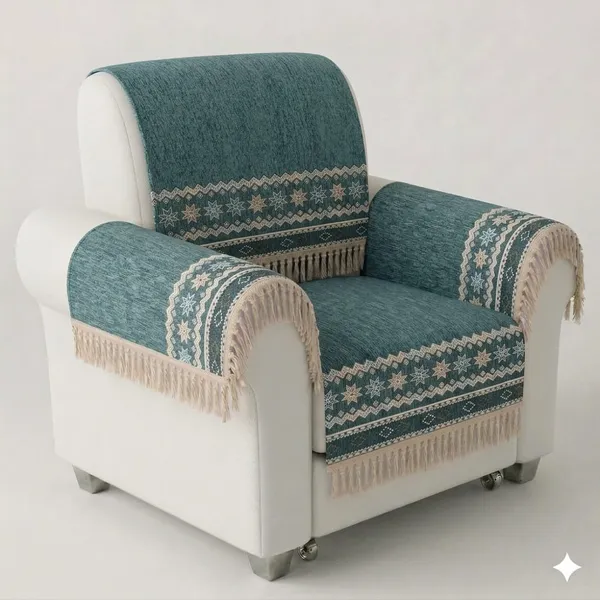 STAR_LACE_SEA_GREEN-1SEATER-4PC