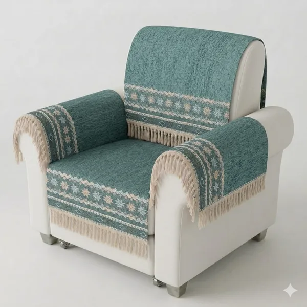 STAR_LACE_SEA_GREEN-1SEATER-4PC