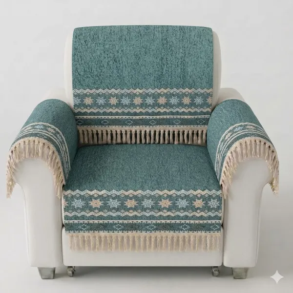 STAR_LACE_SEA_GREEN-1SEATER-4PC