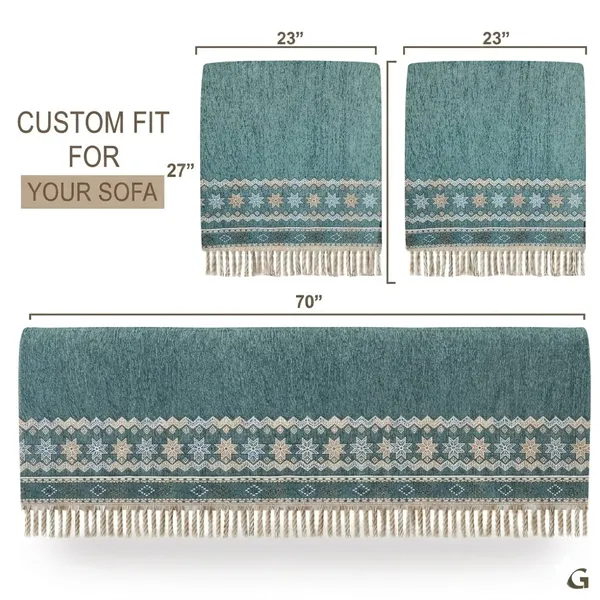 STAR_LACE_SEA_GREEN-1SEATER-4PC