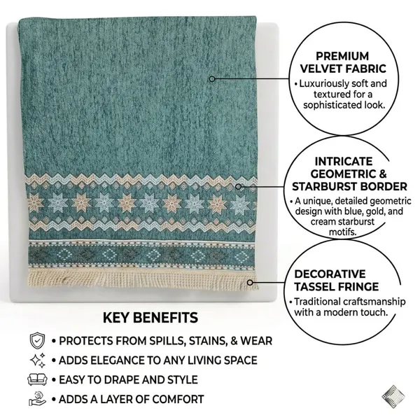 STAR_LACE_SEA_GREEN-3SEATER-8PC