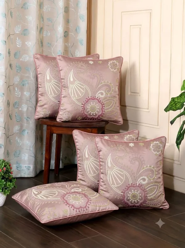Pink_Fabric_Traditional_Paisley_Embroidered_Cushion_Cover