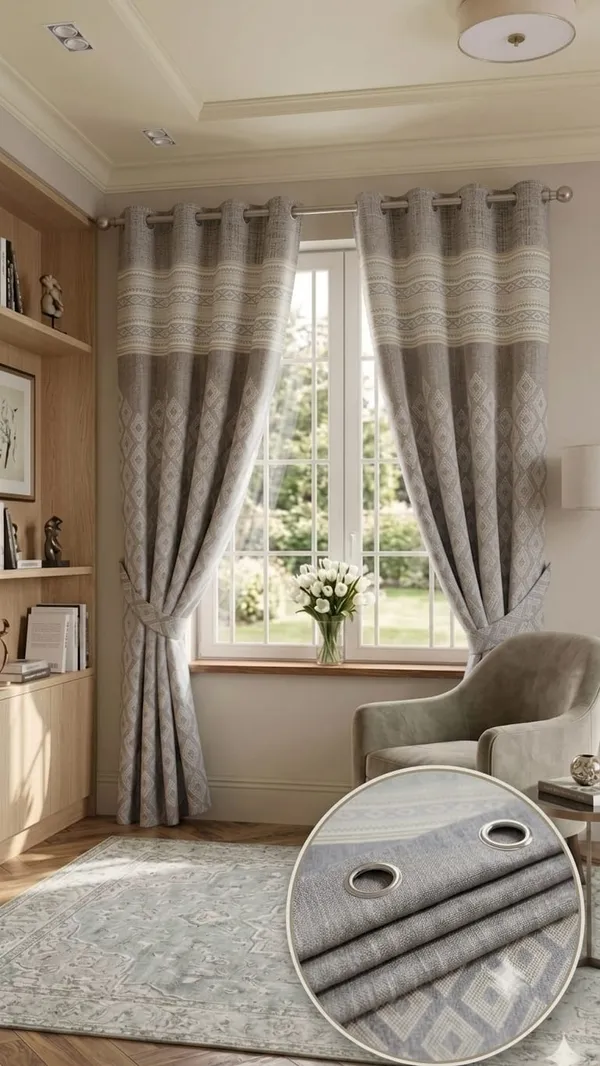 Woven_Contemporary_Geometric_Print_Eyelet_Curtains