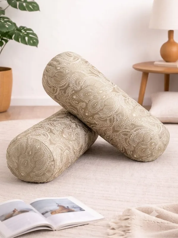 Brown_Poly_Cotton_Bolster_Cover_For_Home_Decor