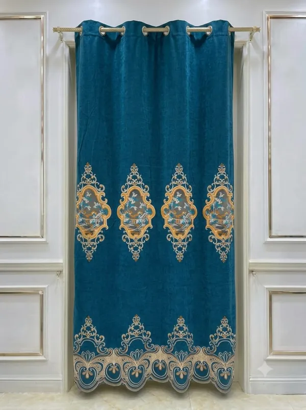 Blue_Velvet_Curtain_For_Home_Decor
