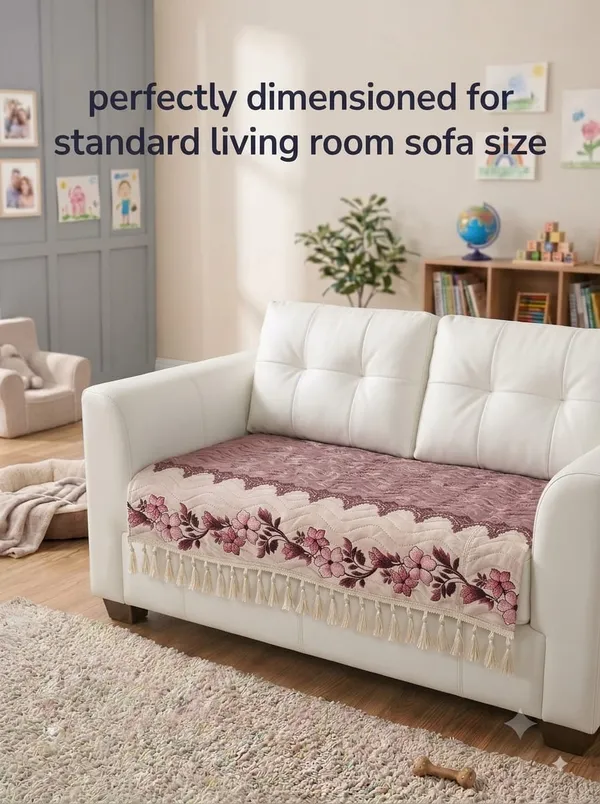 Fabric_Floral_Print_Sofa_Seat_Cover
