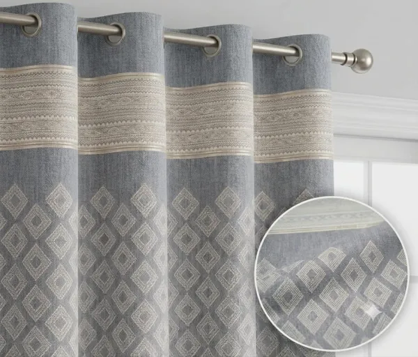 Grey_Geometric_Pattern_Eyelet_Window_Curtain