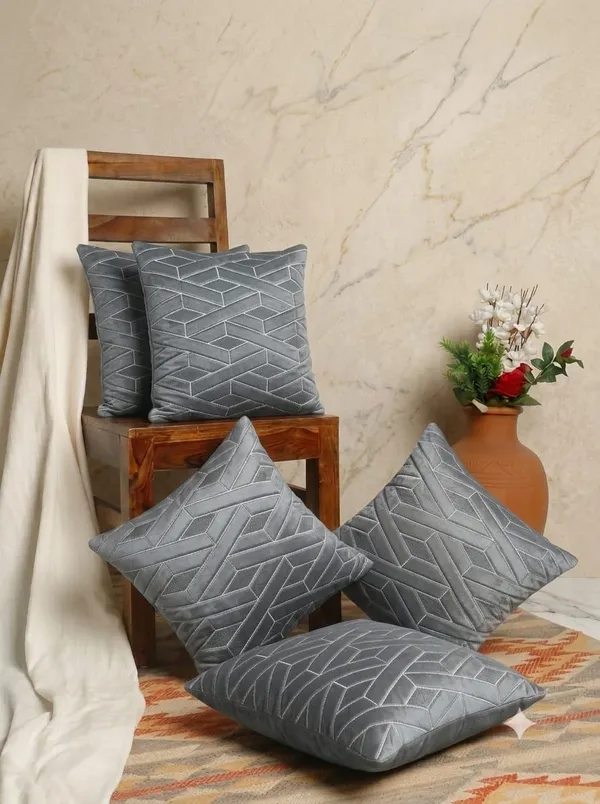 Grey_Geometric_Pattern_5_Piece_Cushion_Cover_Set