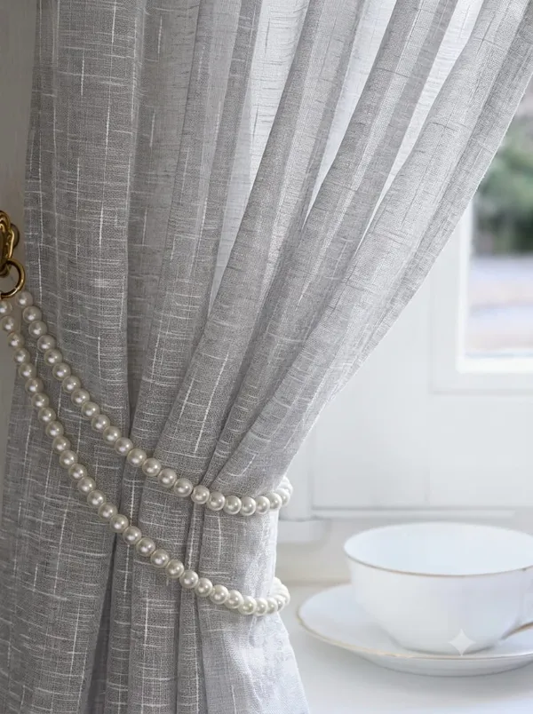 Grey_Polyester_Plain_Sheer_Curtain