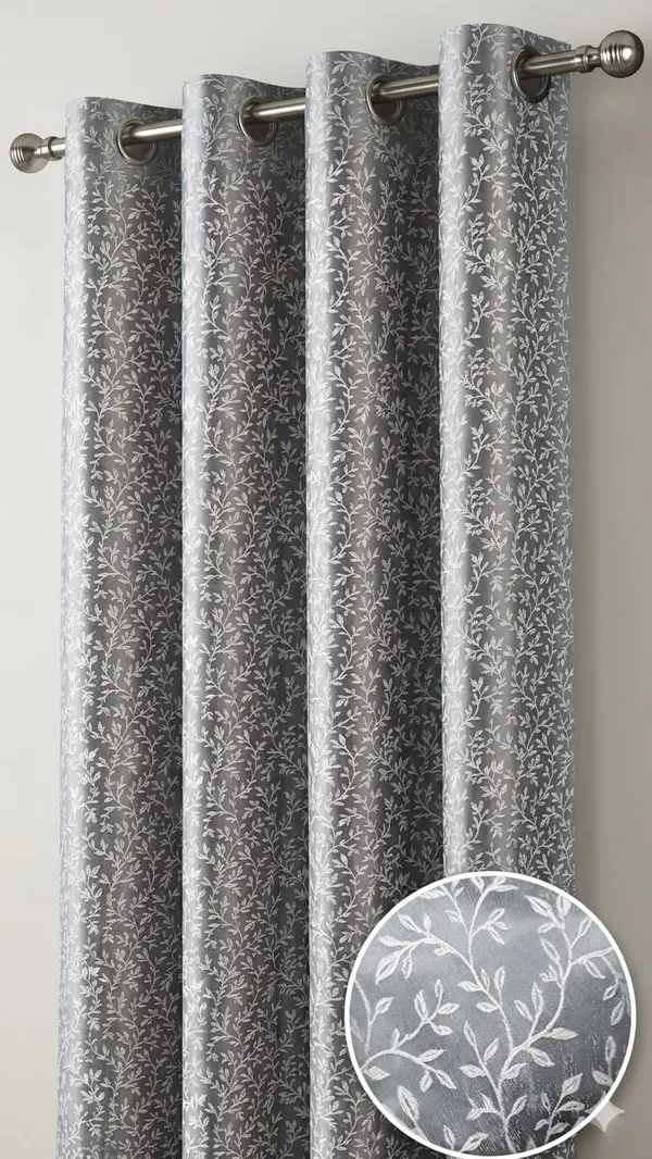Grey_Floral_Embroidered_Window_Curtain