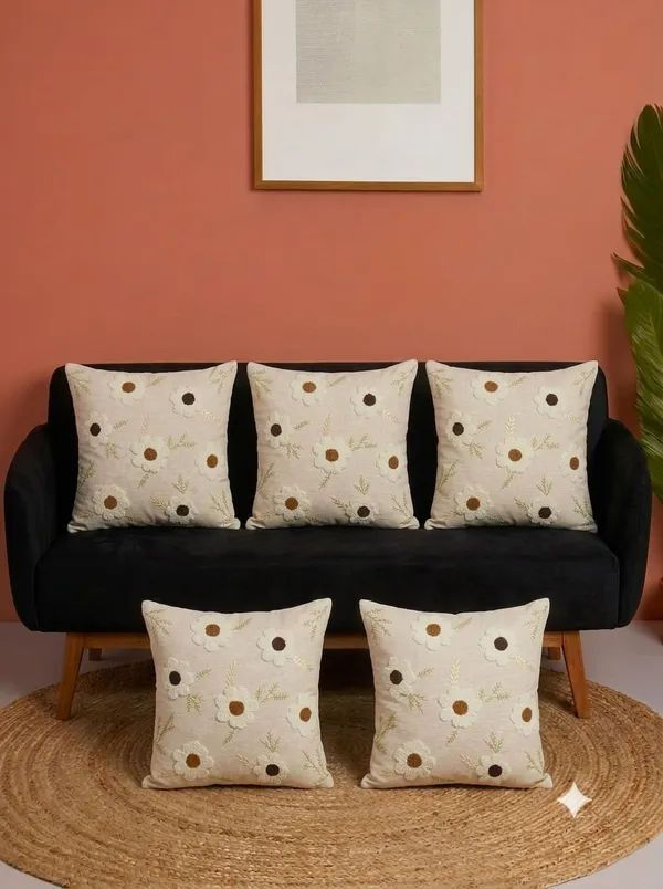 Linen_Floral_Embroidered_Cushion_Covers_Set_Of_5