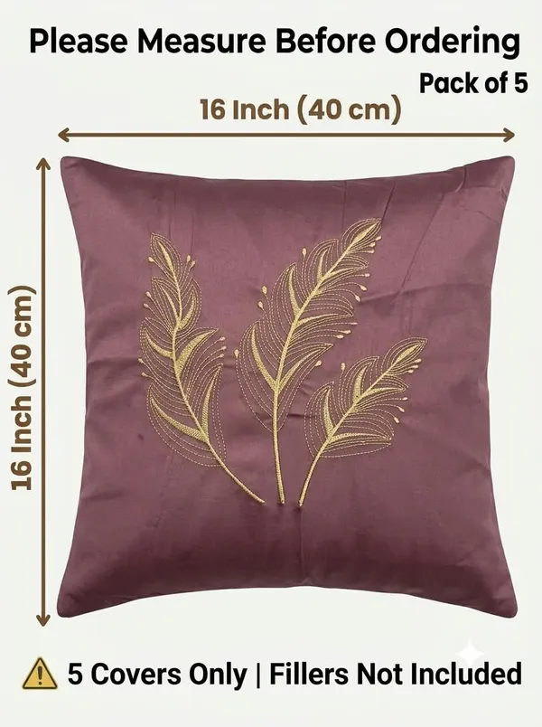 Velvet_Embroidered_Feather_Pack_Of_5_Cushion_Covers
