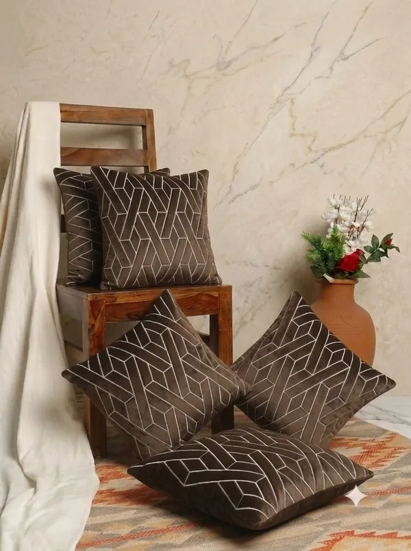 Brown_Contemporary_Geometric_Print_Cushion_Covers
