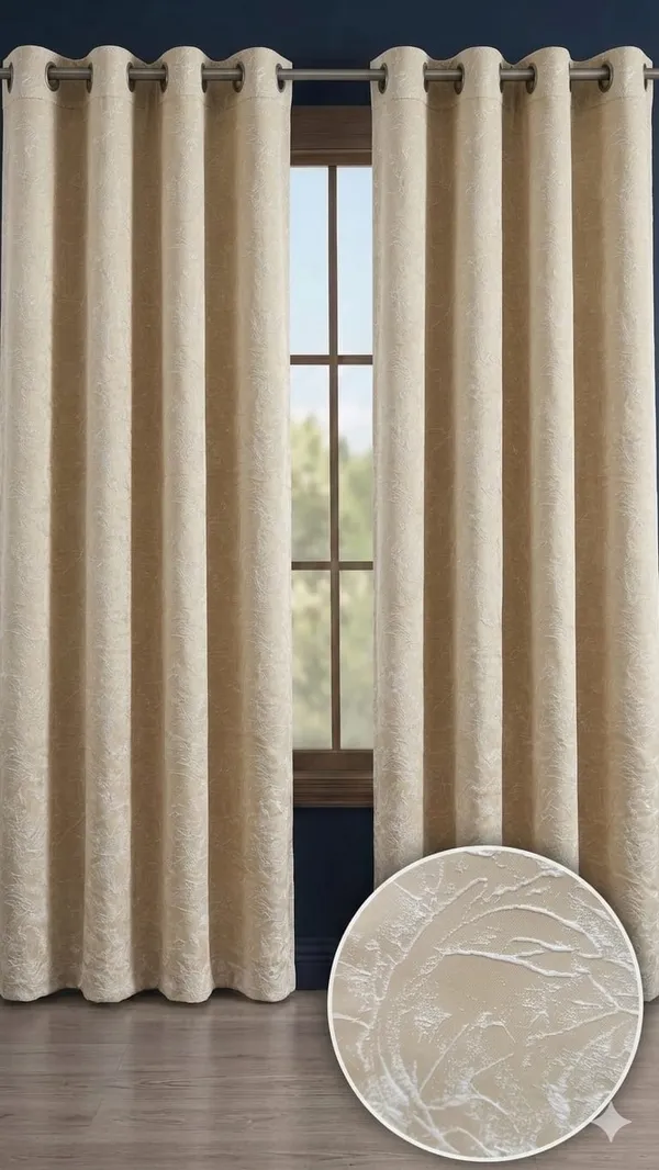 Light_Gold_Satin_Abstract_Pattern_Curtain