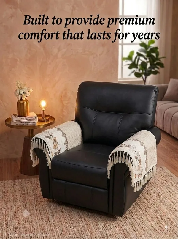 Quilted_Floral_Print_Single_Seater_Sofa_Cover