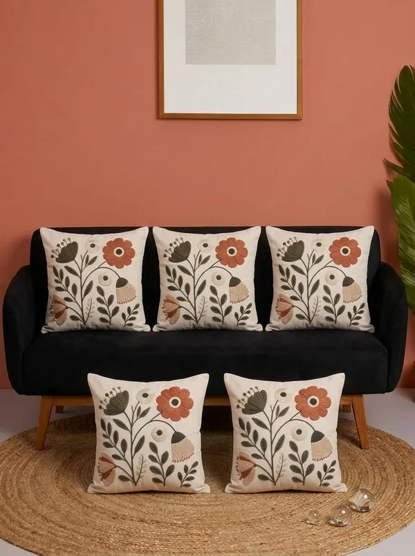 Cream_Poly_Cotton_Cushion_Cover_For_Home_Decor