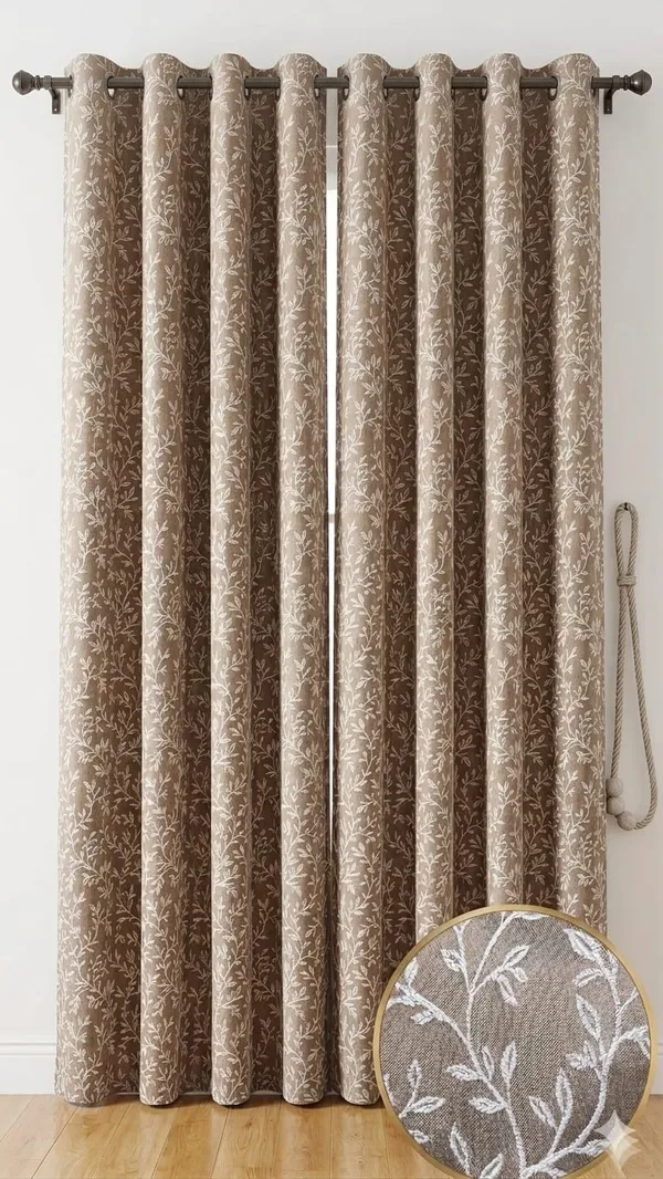 Fabric_Classic_Floral_Print_Eyelet_Curtains