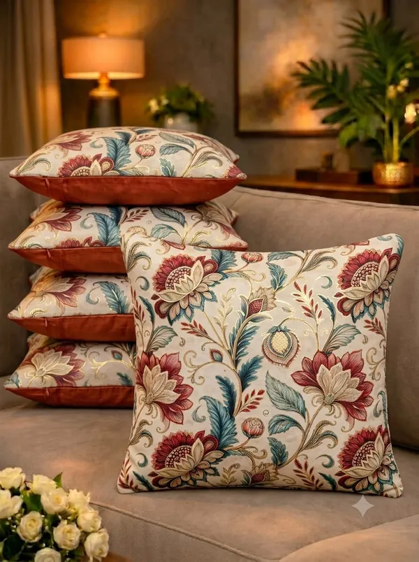 Fabric_Traditional_Floral_Print_Cushion_Covers