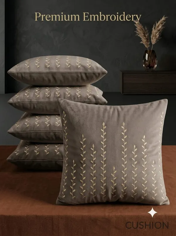 Grey_Contemporary_Embroidered_Cushion_Cover