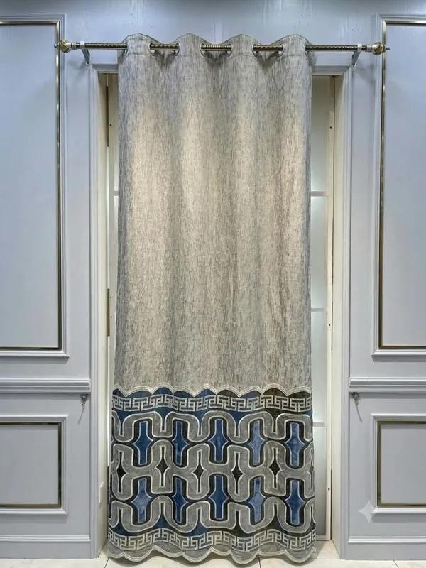 Grey_Textured_Geometric_Pattern_Curtain