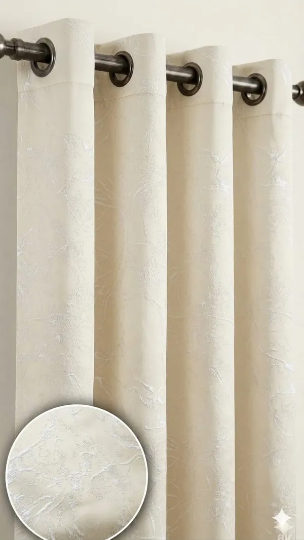 Cream_Textured_Floral_Pattern_Eyelet_Curtain