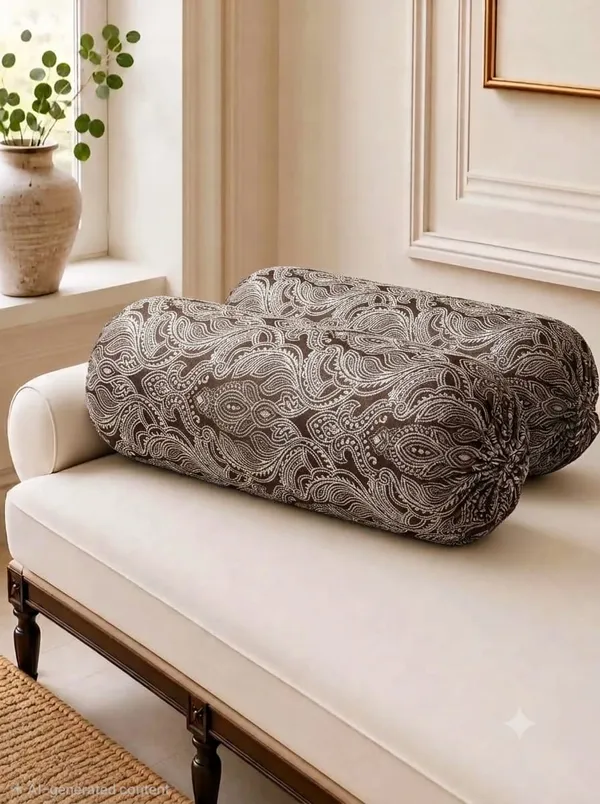 Coffee_Poly_Cotton_Bolster_Cover_For_Home_Decor