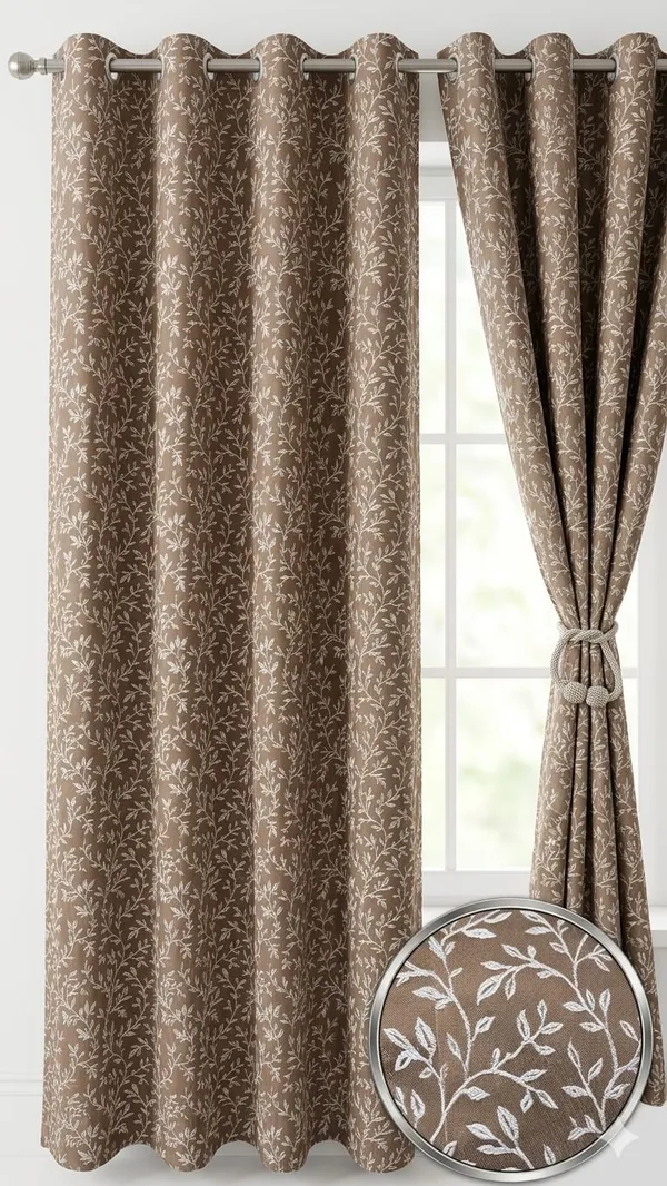 Fabric_Classic_Floral_Print_Eyelet_Curtains