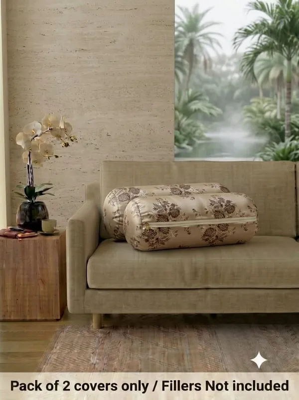 Brown_Poly_Cotton_Bolster_Cover_For_Home_Decor