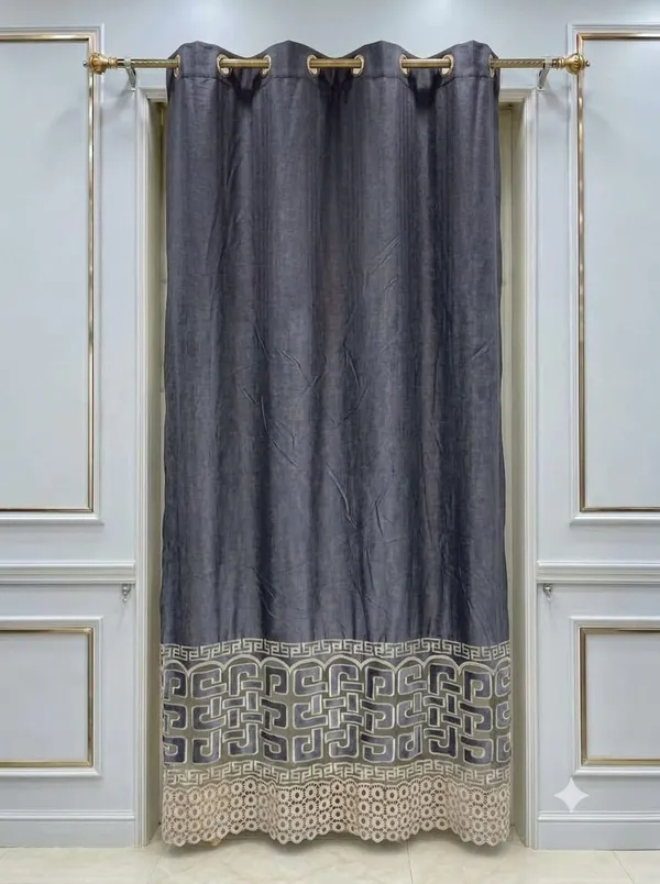Blue_Fabric_Geometric_Embroidered_Curtain