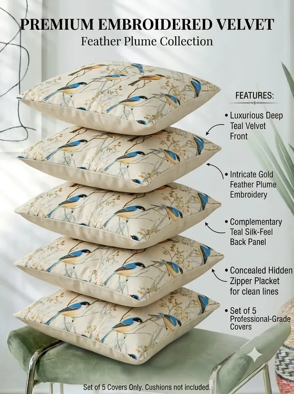 Fabric_Nature-Inspired_Bird_Print_Cushion_Covers