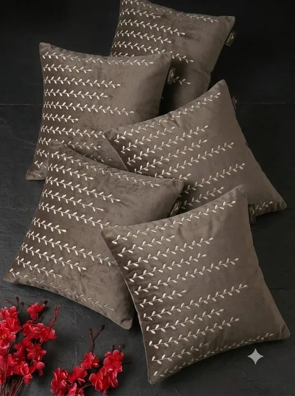 Grey_Contemporary_Embroidered_Cushion_Cover