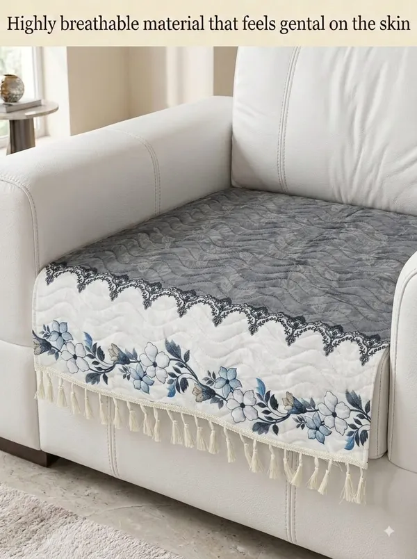 Quilted_Floral_Print_Single_Sofa_Seat_Cover