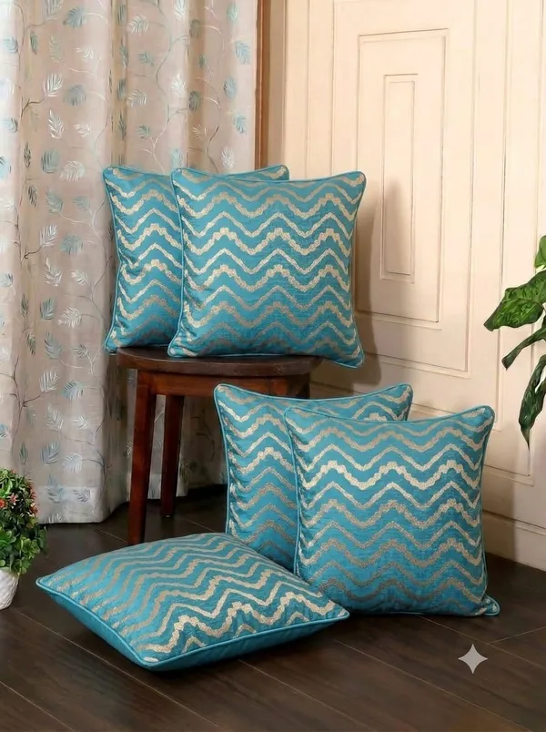 Blue_Chevron_Print_Cushion_Covers