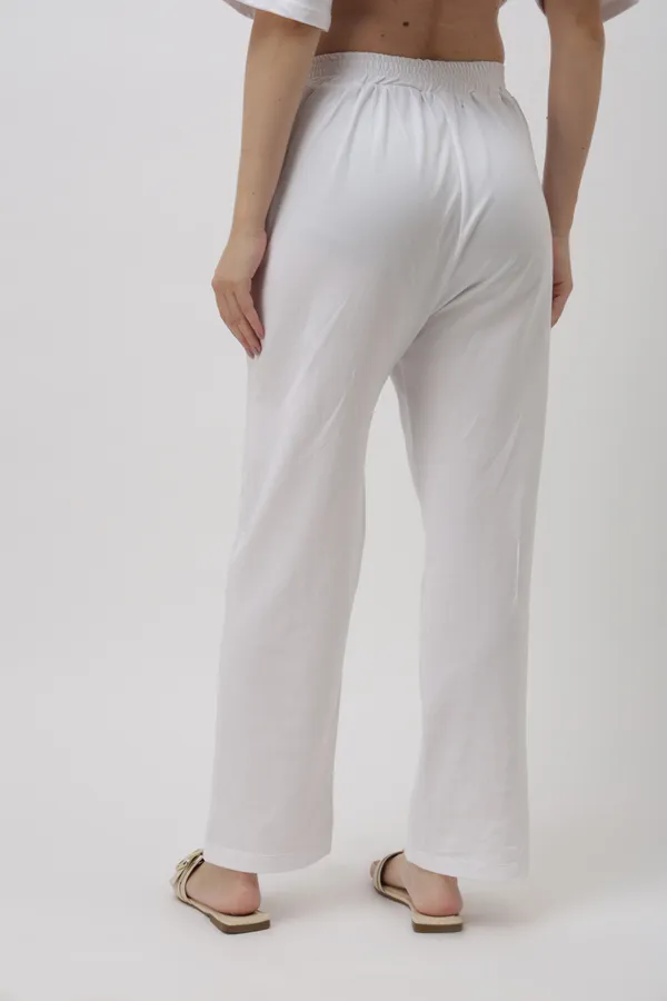 Kair_White_Straight_Fit_Pyjama