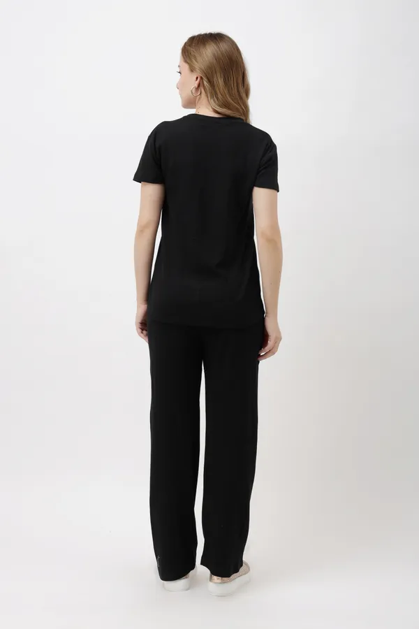 Kairo_Black_V_Neck_T_Shirt