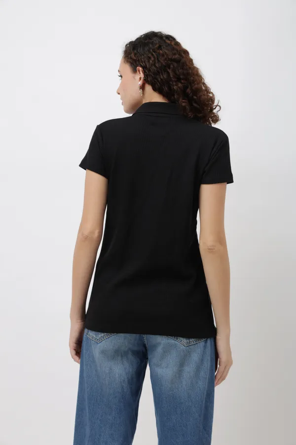Mylen_Black_V_Neck_T_Shirt