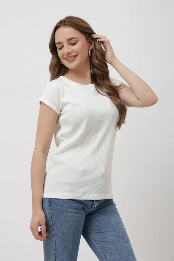 Oryn_White_Ribbed_T_Shirt