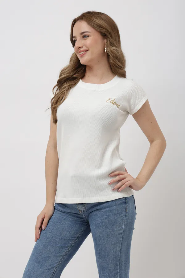 Oryn_White_Ribbed_T_Shirt