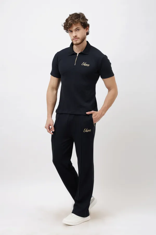 Calder_Men_S_Navy_Blue_Half_Zip_Polo_T_Shirt