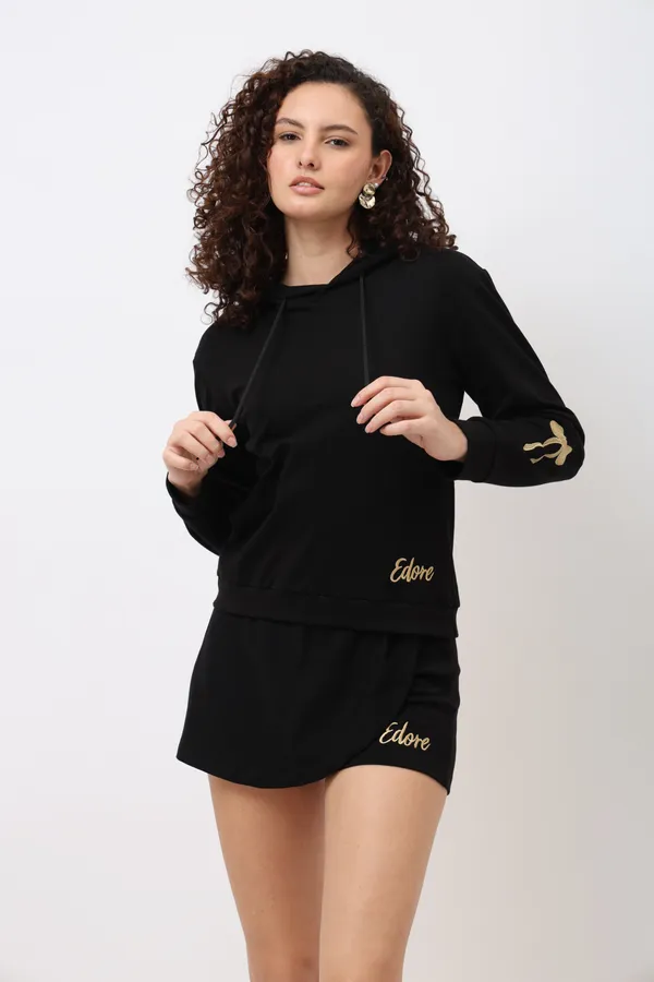 Serene_Black_Signature_Bow_Hoodie