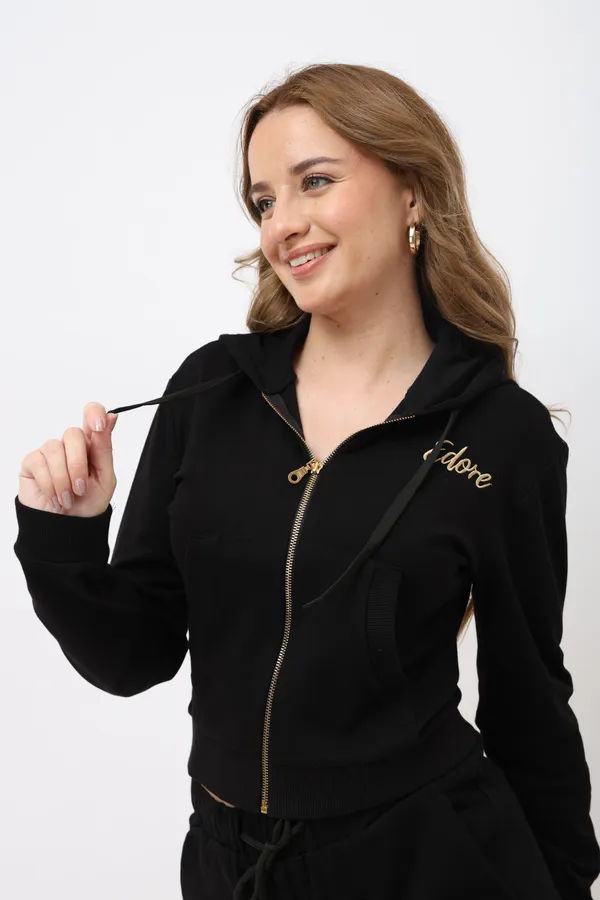 Caen_Black_Front_Zip_Crop_Jacket_With_Pocket