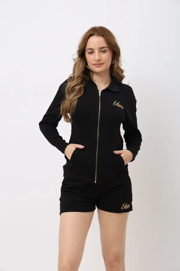 Myric_Black_Front_Zip_Jacket_With_Collar_Pocket