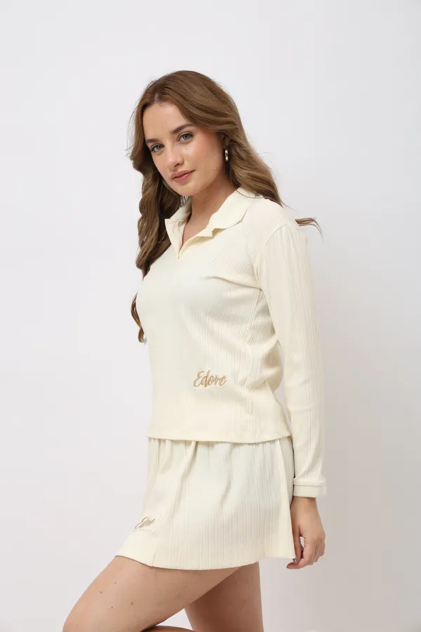 Eryx_Off_White_Long_Sleeve_Collared_Top