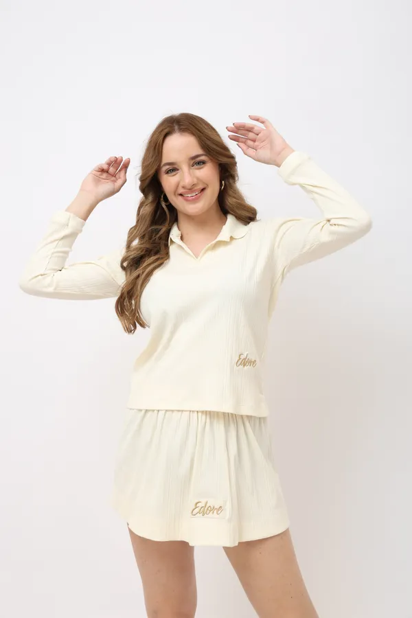 Roux_Off_White_Pleated_Skirt