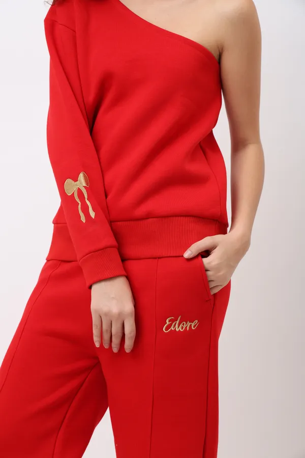 Elior_One_Shoulder_Sweatshirt_Red