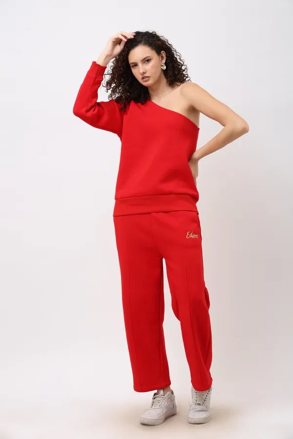 Elior_One_Shoulder_Sweatshirt_Red