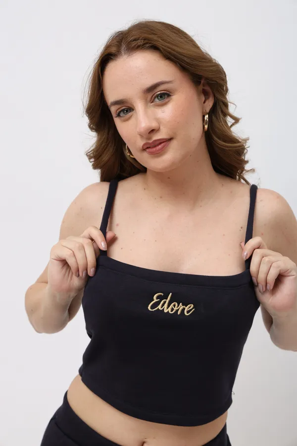Lune_Cami_Crop_Top_Navy