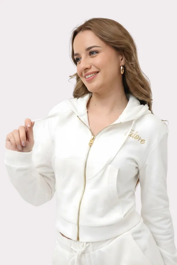 Caen_White_Front_Zip_Crop_Jacket_With_Pocket